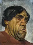 Albert Birkle, Portrait of an actor, c. 1923, oil on canvas