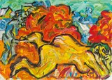 Vincent's Dream II by Otto Muehl, 1984, oil on canvas, sold Nov 2013