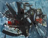 NU 59 / Le soleil dans la tête by Hans Staudacher, 1959, oil on canvas, sold Nov 2013