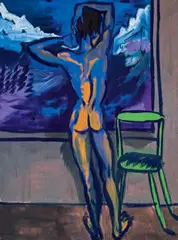 Rainer Fetting, Ich Finde Dich Geil (Aussicht), 1982, oil on canvas