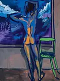 Ich Finde Dich Geil (Aussicht) by Rainer Fetting, 1982, oil on canvas, sold Nov 2013