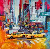 Voka, New York City, 2009, acryl on linen