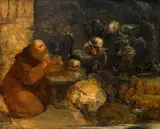 called Pseudo van der Venne Jan van der Venne, The temptation of Saint Anthony, c. 1640, oil on panel