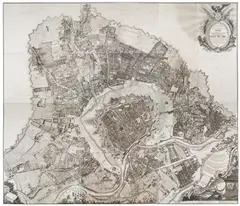 Joseph Daniel Huber, View of Vienna, 1778, 24 copper plate engravings