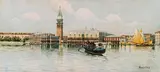 Antonietta Brandeis, Venice, Campanile of San Marco and the Doge's Palace
