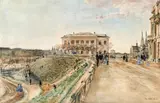 Rudolf von Alt, The Paradeisgartl in Vienna