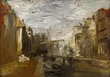 Emil Jakob Schindler, Canal in Amsterdam