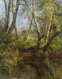 Marie Egner, Birch trees at the pond
