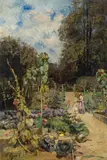 Marie Egner, Garden in the Wachau, c. 1905, oil on canvas
