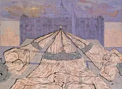 Hannes Mlenek, From the series "Hautbilder, 1978/79, gouache on paper