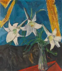 Erich Heckel, Lilien, 1912, Oil on canvas