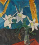 Erich Heckel, Lilien, 1912, Oil on canvas