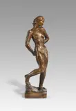 Statuette by Georg Kolbe, 1925, Bronze with golden brown patina, sold Jul 2020
