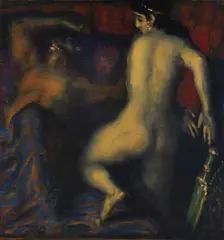 Franz von Stuck, Judith und Holofernes, Um 1927, Oil on cardboard