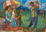 Otto Dix, Golf, 1956, Oil on canvas