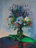 Max Pechstein, Blumenstrauss, 1927, Oil on canvas