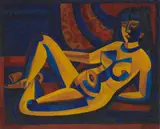 Josef Scharl, Viyayarutha, 1951, Oil on canvas