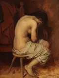 Franz Defregger, Halbakt