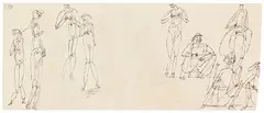 Angebot by Paul Klee, 1912, Pen and India ink, partly erased, sold Jul 2020