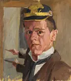 Carl Lohse, Selbst mit Pickelhaube