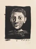 Tête de Jeune Garçon by Pablo Picasso, 1945, Lithograph, sold Jul 2020