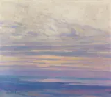 Charles Johann Palmié, Morgenstimmung am Bodensee, 1907, Oil on canvas