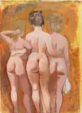 George Grosz, Three Female Nudes