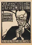 Erich Heckel, Plakat der "I. Ausstellung neuzeitlicher deutscher Kunst", Krefeld