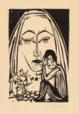 Erinnerung by Ernst Ludwig Kirchner, 1926, Woodcut, sold Jul 2020