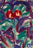Tulpen by Christian Rohlfs, Wohl 1913/15, Water-tempera, sold Jul 2020