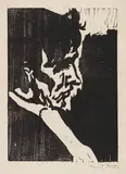 Emil Nolde, Dr. P., 1911, Woodcut