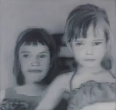 Gerhard Richter, Christiane und Kerstin, 1968, Oil on canvas