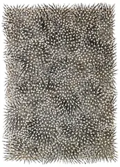 Günther Uecker, Feld, 1997, Nails and white paint, on canvas and on wood