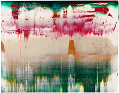 Gerhard Richter, Fuji, 1996, Öl auf Alucobond