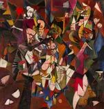 Rudolf Schlichter, Zerrissene Welt (Abstraktion)
