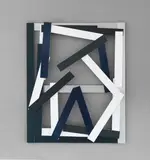 Imi Knoebel, Cut-up 18, 2012, Acrylic on aluminum