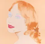 Portrait of a Lady (Natalie Sparber) by Andy Warhol, 1984, Synthetic polymer- and screen printing ink on c..., sold Jul 2020