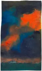 Marschlandschaft by Emil Nolde, Um 1935, Watercolor, sold Jul 2020