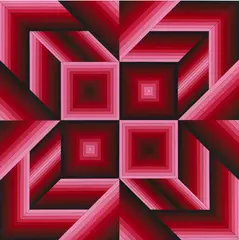 Victor Vasarely, Saman n° 3313, 1984, Acrylic on canvas