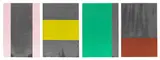 Ohne Titel by Günther Förg, 2001, Acrylic on led over panel (in 4 parts), sold Jul 2020