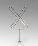 George Rickey, Two open rectangles excentric- variation VIII
