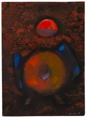 Ohne Titel by Max Ernst, Um 1959, Oil on paper, laminated on panel, sold Jul 2020