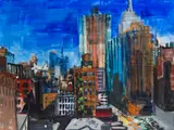 Rainer Fetting, 6 Ave Uptown View