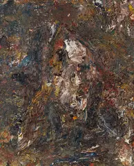 Eugène Leroy, Le Vieil Homme, 1988, Oil on canvas