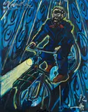 Jörg Immendorff, Proudhon, 1992, Oil on canvas