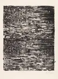 Jasper Johns, Two Flags (Black)