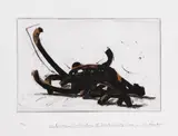 Bernar Venet, Random Combination of indeterminate Lines, 2018/19, The portfolio comprising 6 Etching and aquatint...