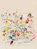 Jean Tinguely, Bar des Arts, 1987, Mixed media. Collage, felt tip pen and colored ...