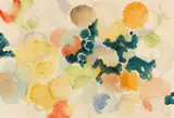 Ernst Wilhelm Nay, Ohne Titel, 1956, Watercolor