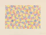 Jasper Johns, Untitled I, 1976, Etching and aquatint in colors